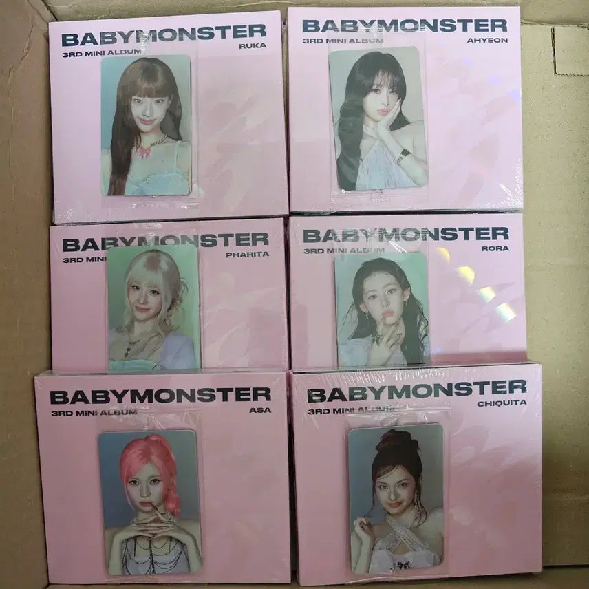 [BUNJANG] BABYMONSTER CHOOM Jewel Set (6 Versions, Sealed) / (미개봉) 베이비몬스터 춤(CHOOM) Jewel 6종 세트 판매