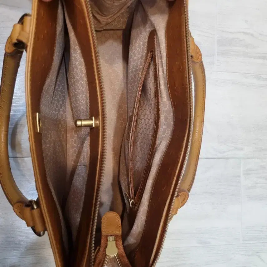 [BUNJANG] Daks Leather Tote Bag / 닥스 가죽 토드백