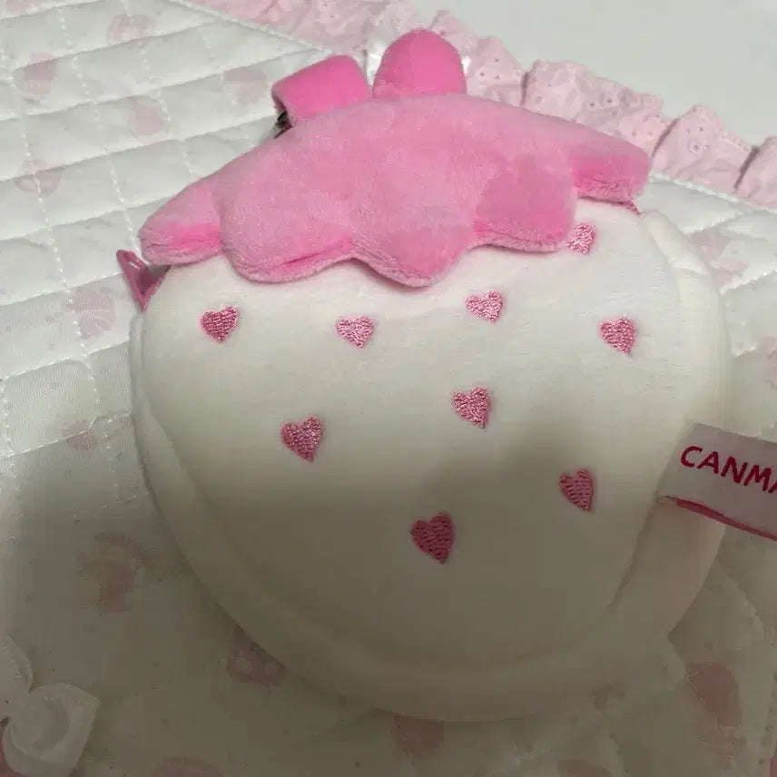 [BUNJANG] Canmake Strawberry Pouch Keyring / 캔메이크 딸기 파우치 키링