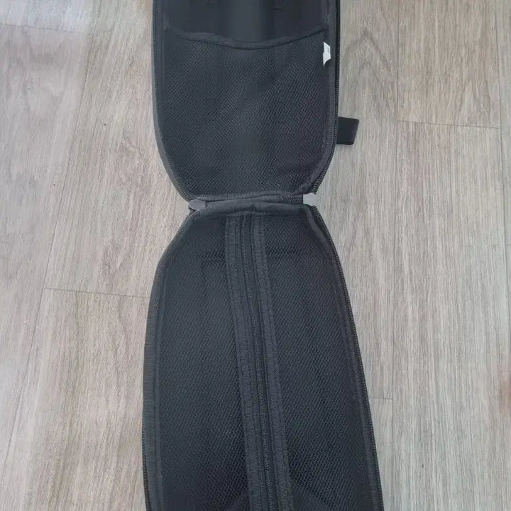 [BUNJANG] Black Carbon Pattern Hip Pack Front Bag / 블랙 카본 패턴 힙색 프론트백 자전거 킥보드