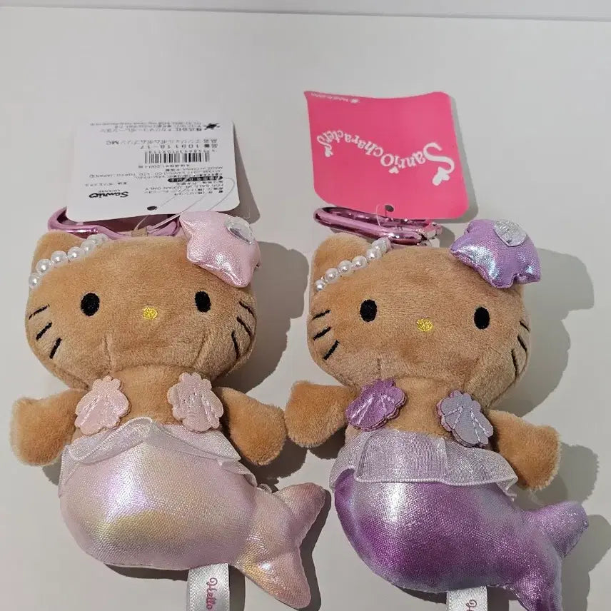 [BUNJANG] Hello Kitty Mermaid Doll Keyring Set (3 Types) / (일괄3종) 헬로키티 인어공주 인형 키링 세트