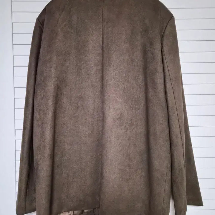 [BUNJANG] Suede Brown Jacket (Size S) / 스웨이드 브라운 자켓 (s사이즈)