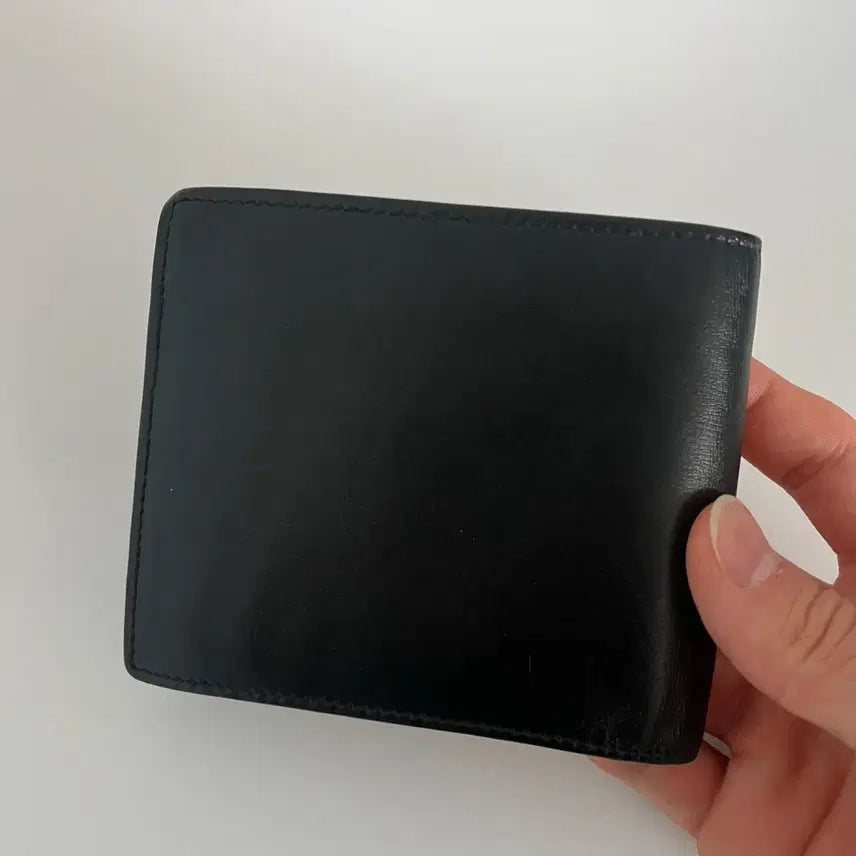 [BUNJANG] Saint Laurent Gold Logo Bifold Wallet / 입생로랑 금장 로고 반지갑