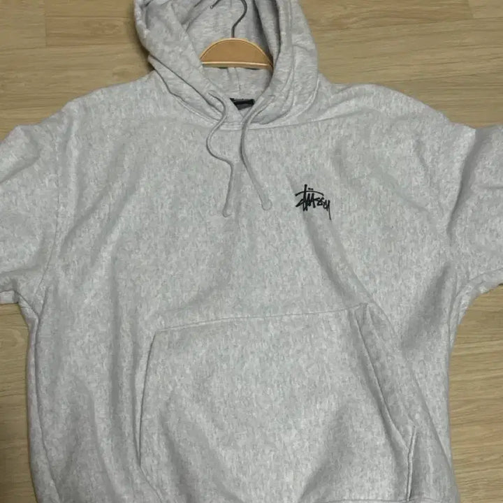 [BUNJANG] Stussy Ash Grey Hoodie / 스투시 애쉬 그레이 후드티