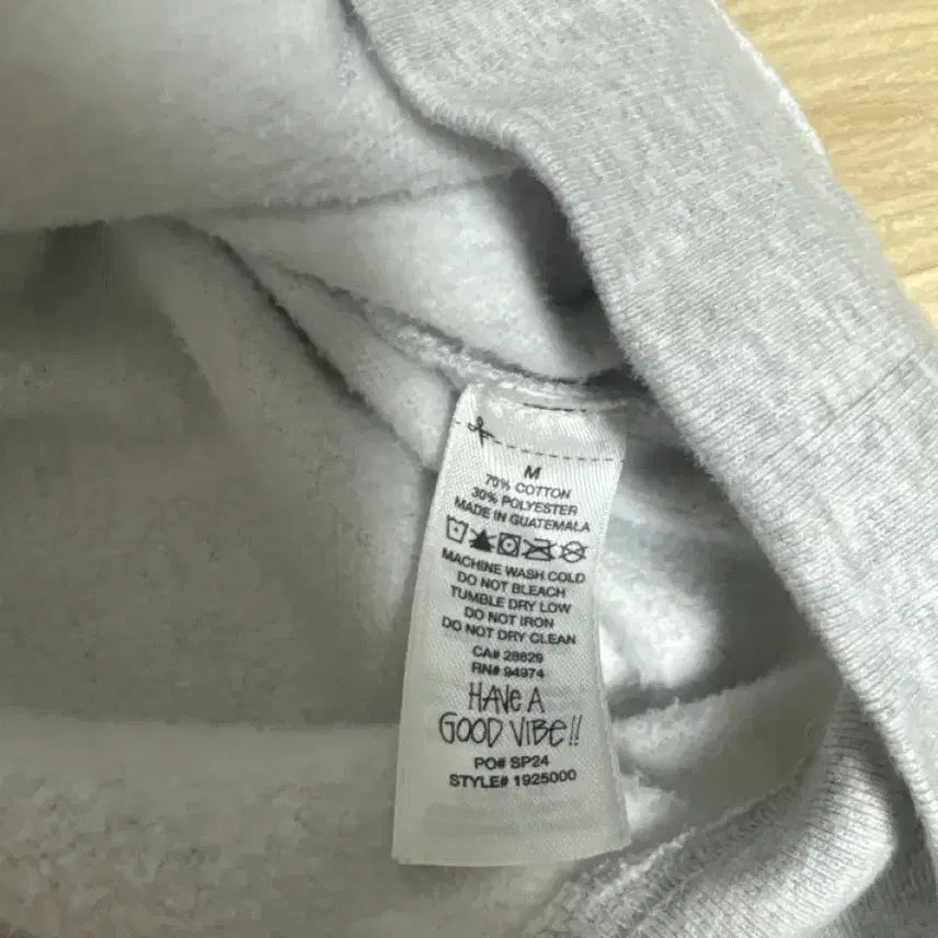 [BUNJANG] Stussy Ash Grey Hoodie / 스투시 애쉬 그레이 후드티