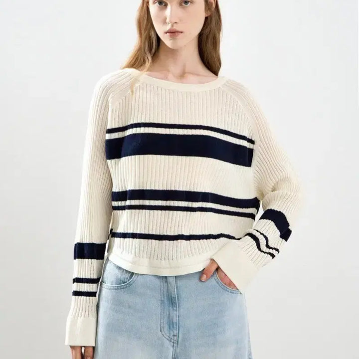 [BUNJANG] System Two-Way Knit Top / 한섬시스템 투웨이 니트 탑