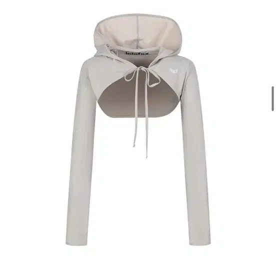 [BUNJANG] Lalafox Hooded Bolero Rash Guard Top (Light Grey) / 라라폭스 라라폭스 후드 볼레로 래쉬가드 상의 ( 라이트그레이 )