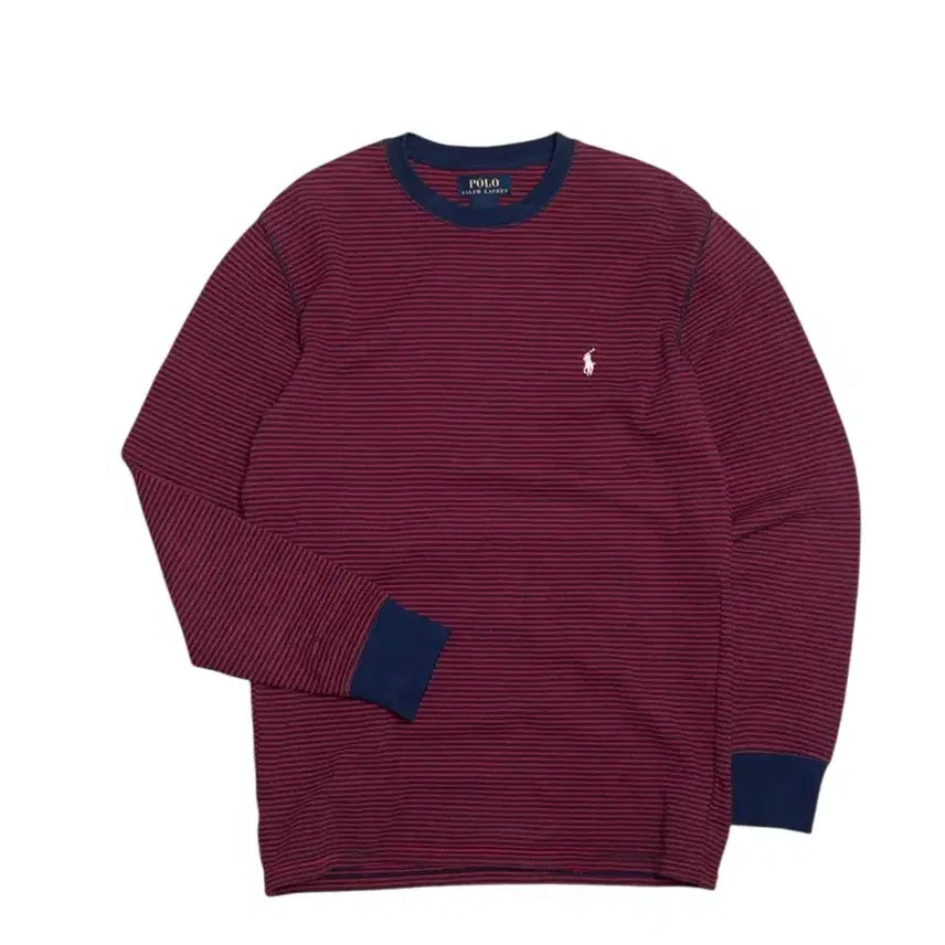 [SOLD OUT] 폴로 랄프로렌 스트라이프 와플 롱슬리브 긴팔 티셔츠