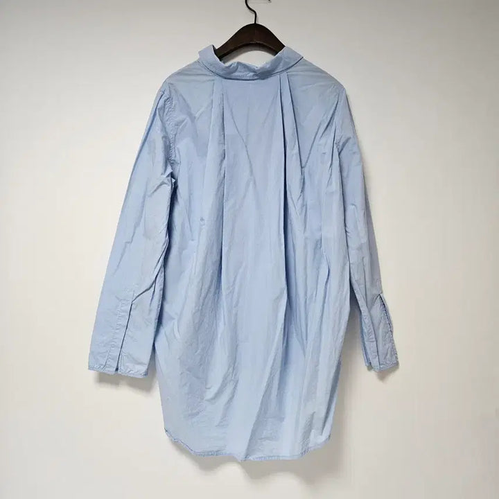 [BUNJANG] Studio Tomboy Blue Long Oversized Shirt / 스튜디오톰보이 블루 롱 셔츠