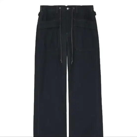 [BUNJANG] Polilu Para Pants (Baker Pants) - Dark Navy / 폴리테루 파라팬츠(베이커팬츠)-다크 네이비(2)