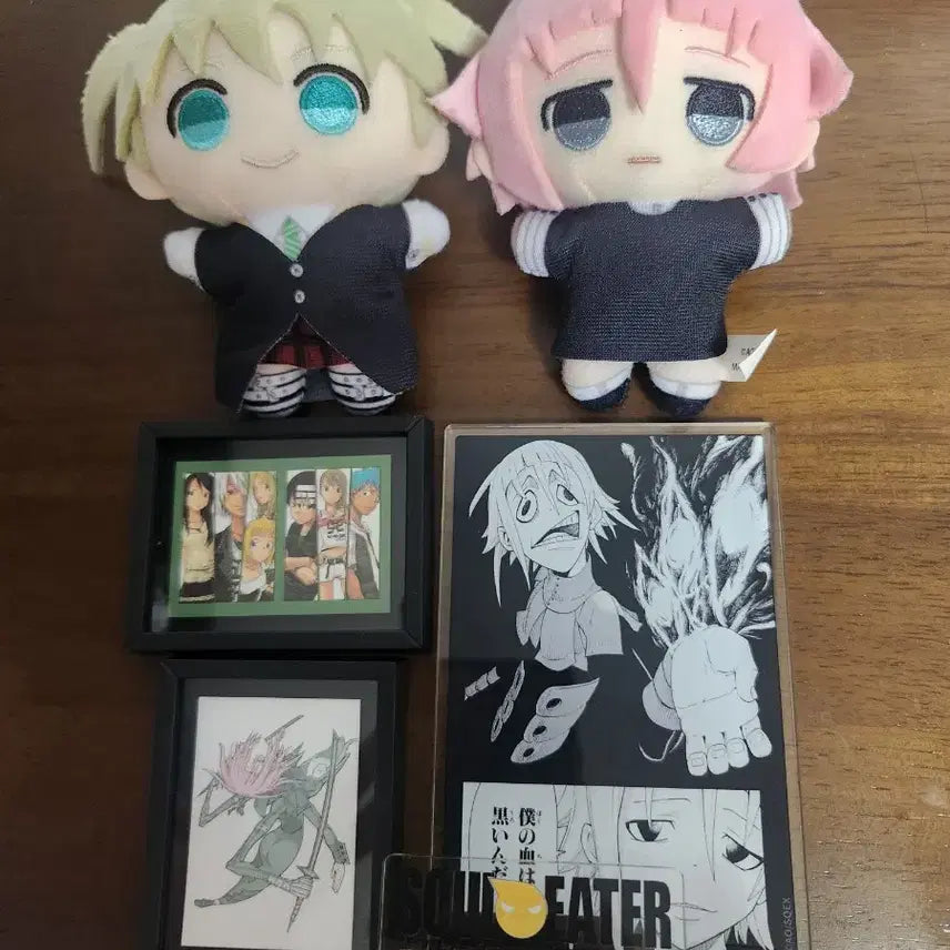 [BUNJANG] Soul Eater Maka Crona Acrylic Plush Magnet Bundle / 일괄 소울이터 마카 크로나 원화 아크릴 누이 마그넷