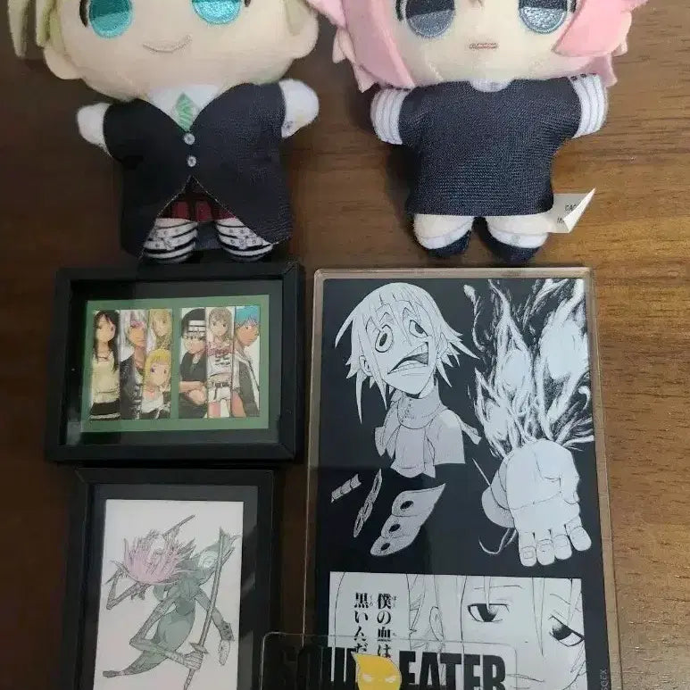 [BUNJANG] Soul Eater Maka Crona Acrylic Plush Magnet Bundle / 일괄 소울이터 마카 크로나 원화 아크릴 누이 마그넷