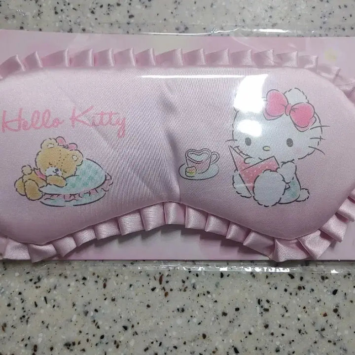[BUNJANG] Hello Kitty Pink Sleep Mask / 헬로키티 핑크 수면안대 ㅡ교신가능