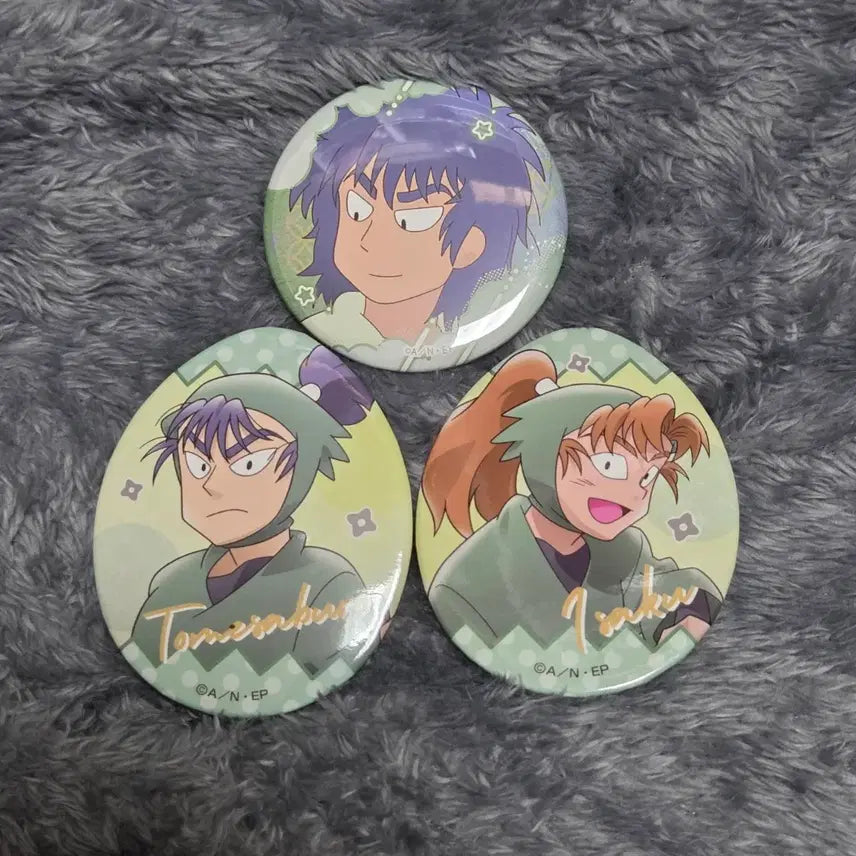 [BUNJANG] Nintama Rantarou Six-Year Term Saburo and Isaku Canded Pin Bundle / 닌타마 6하 토메사부로,이사쿠 캔뱃지 일괄 판매