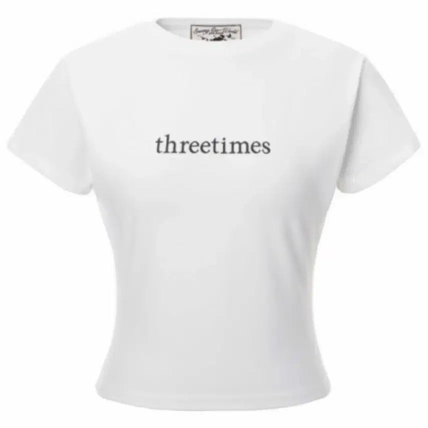 [BUNJANG] 3Times Classic Logo T-Shirt / 쓰리타임즈 클래식 로고 티셔츠