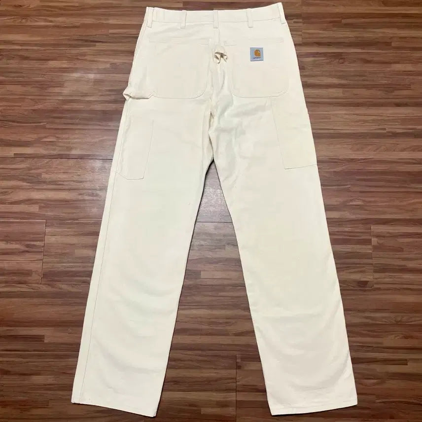 [BUNJANG] 90s Carhartt Ecru Cream Single Knee Carpenter Work Pants 34 / 90s 미제 칼하트 에크루 크림 오프 화이트 싱글니 카펜터 워크팬츠 34