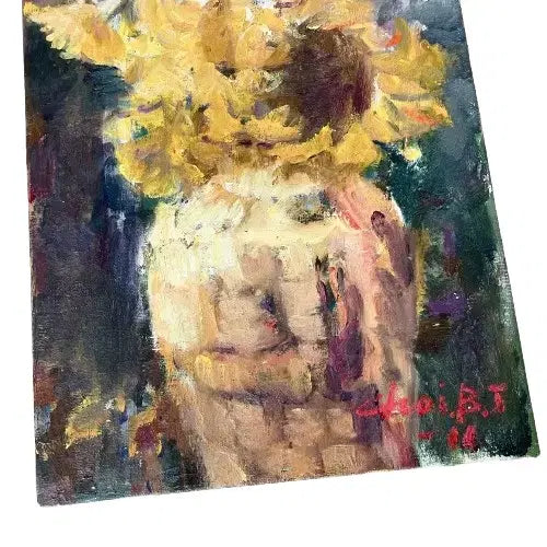 [BUNJANG] Authentic Choi Bong-jun Oil Painting (No. 4) / 진품 최봉준 화가 유화 4호