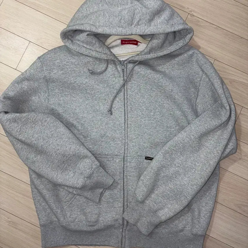 [BUNJANG] Supreme Work Zip Up Hoodie Sweatshirt Ash Grey 24FW / 슈프림 워크 집업 후드 스웨트셔츠 애쉬 그레이 - 24FW