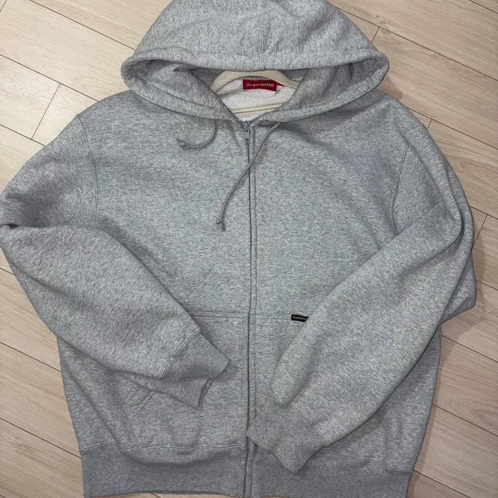 [BUNJANG] Supreme Work Zip Up Hoodie Sweatshirt Ash Grey 24FW / 슈프림 워크 집업 후드 스웨트셔츠 애쉬 그레이 - 24FW
