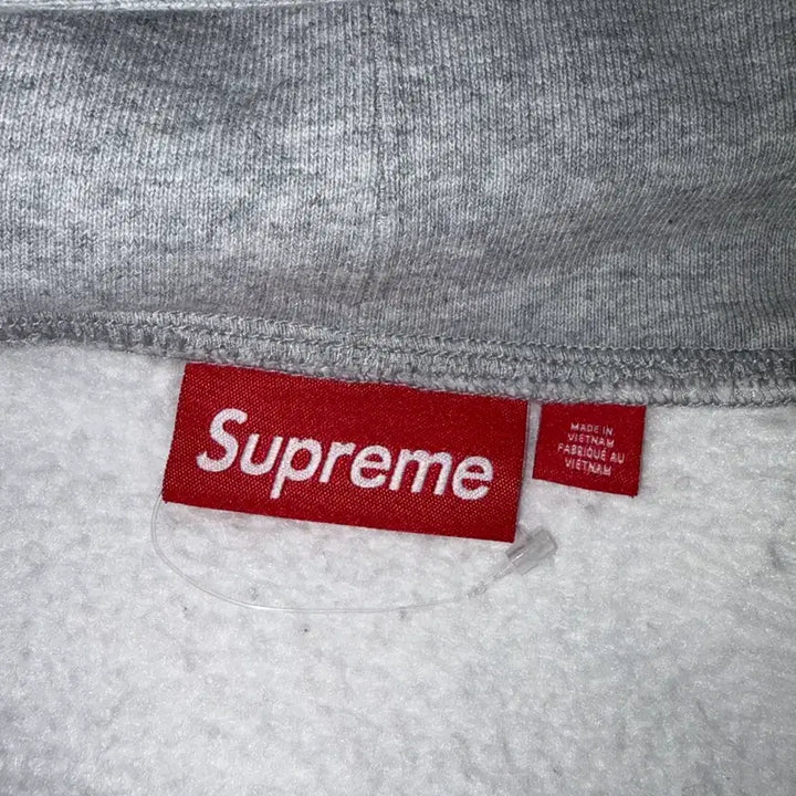 [BUNJANG] Supreme Work Zip Up Hoodie Sweatshirt Ash Grey 24FW / 슈프림 워크 집업 후드 스웨트셔츠 애쉬 그레이 - 24FW