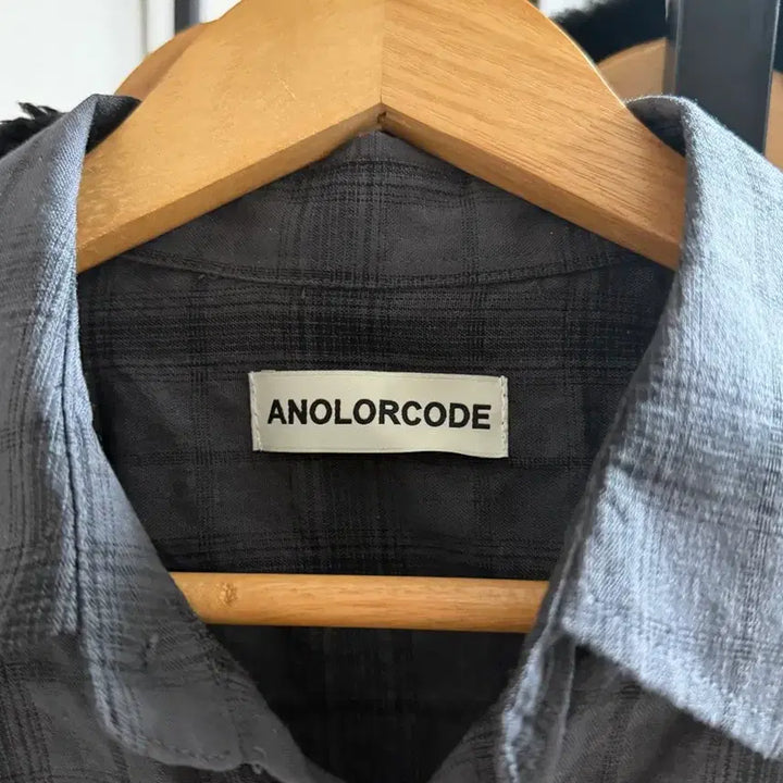 [BUNJANG] Analikud KISH Check Pattern Short-Sleeve Shirt M / 어널리코드 키쉬 반팔 체크셔츠