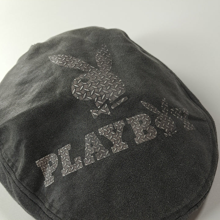 [BUNJANG] Playboy 00s Japan Edition Metal Pattern Big Logo Hunting Cap / CK480 플레이보이 00s 일본판 메탈패턴 빅로고 헌팅캡 모자