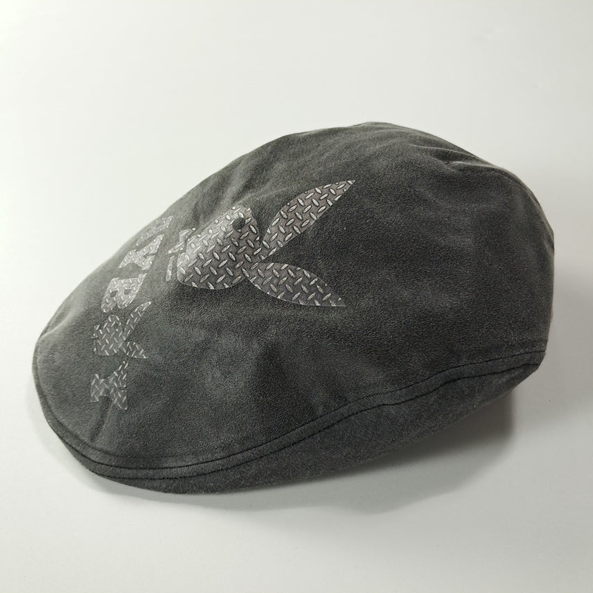 [BUNJANG] Playboy 00s Japan Edition Metal Pattern Big Logo Hunting Cap / CK480 플레이보이 00s 일본판 메탈패턴 빅로고 헌팅캡 모자