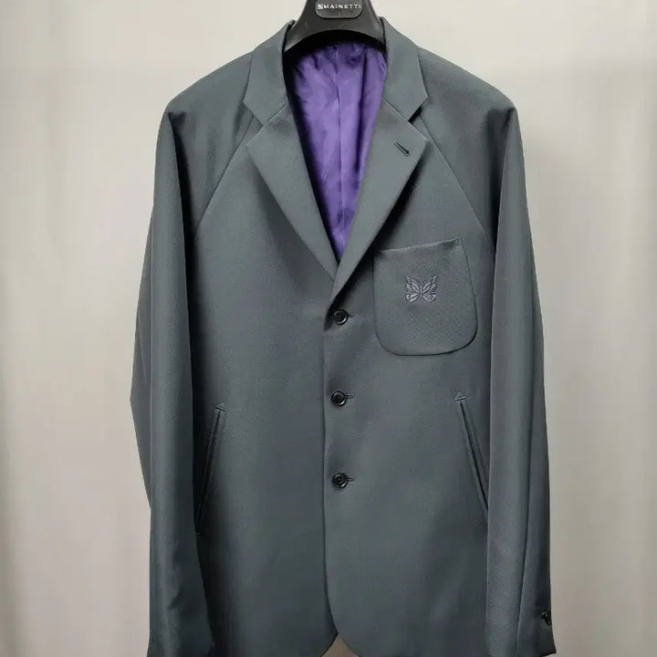 [BUNJANG] Needles x STUDIOUS Raglan Blazer Dark Grey M / 새상품) 니들스 x 스튜디오스 블레이저 다크그레이 m