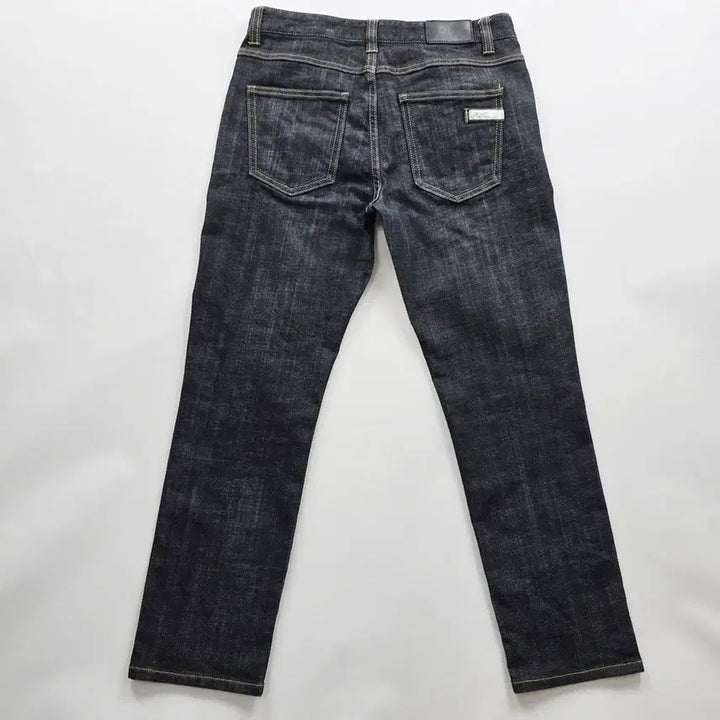 [BUNJANG] PLAC Jeans Berlin Black Denim Slim Fit Stretch Jeans (Size 29) / 플랙진 청바지 흑청 스판 9부 데님 사이즈29 R5357