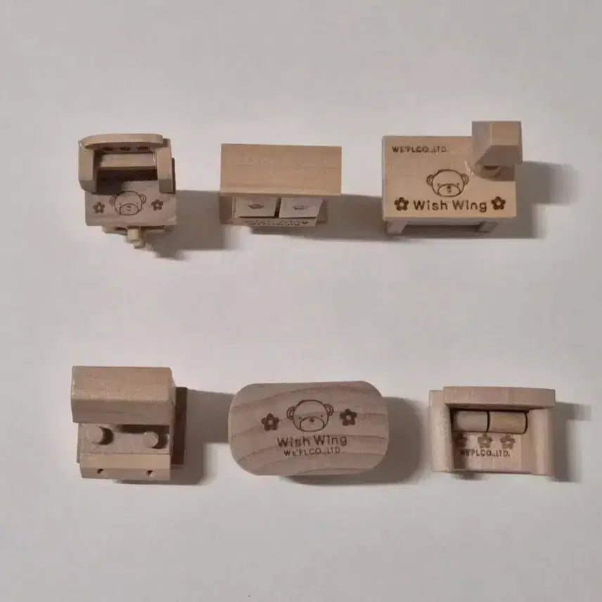[BUNJANG] Wishwing Miniature Set (6 Pieces) / 6개셋트)고전 위시윙 미니어쳐 세트