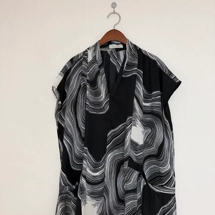 [BUNJANG] MAX CARTIZIO Marbling Pattern Long Dress / MAX CARTIZIO마블링패턴원피스