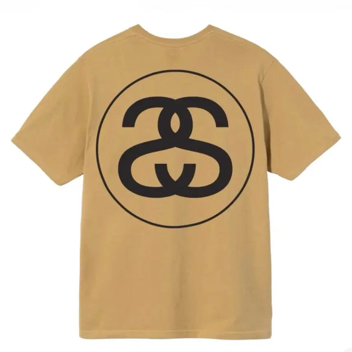 [BUNJANG] Stussy Big Link T-Shirt Khaki / [L] 스투시 빅 링크 티셔츠 카키