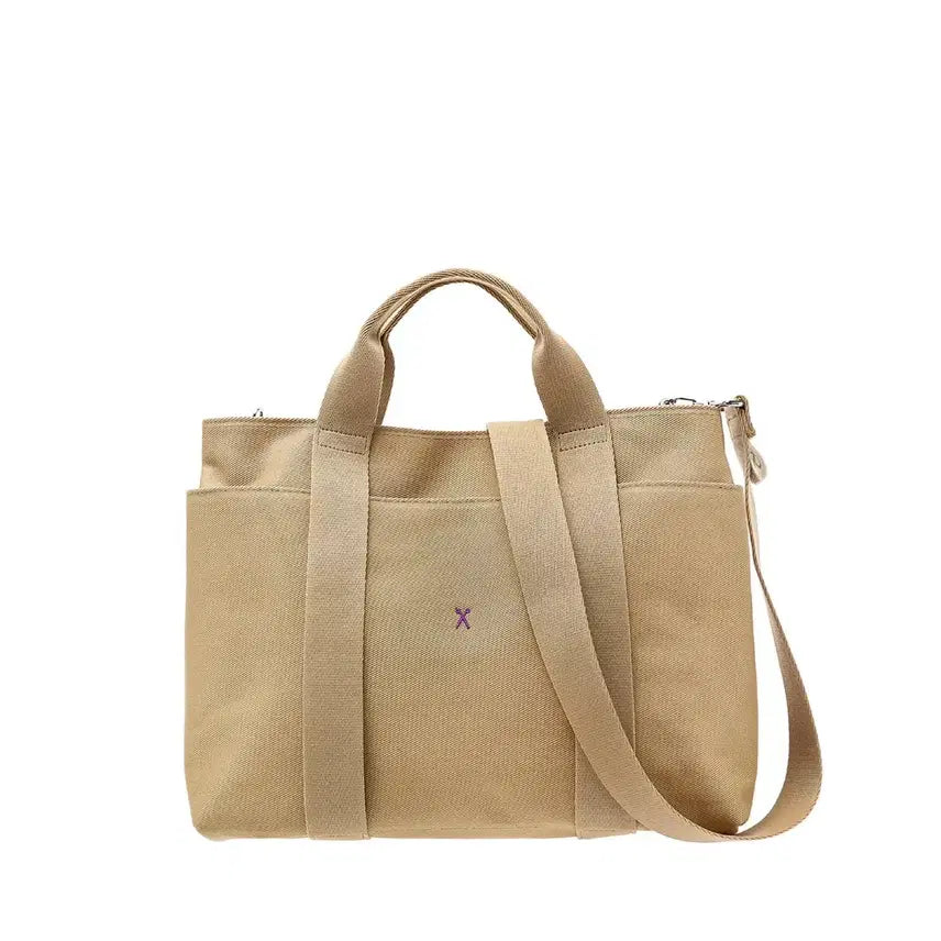 [BUNJANG] Joseph &amp; Stacey Canvas Tote Bag / 조셉앤스테이시 캔버스 토트백
