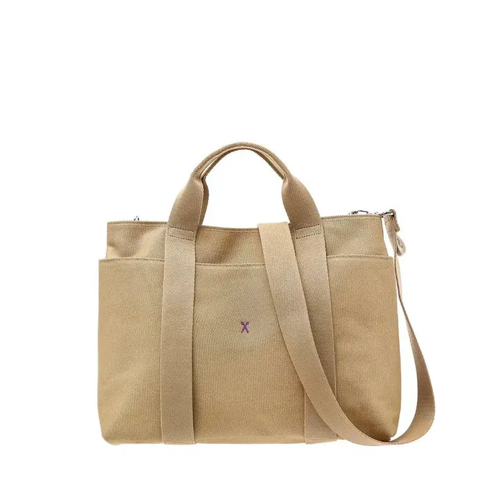 [BUNJANG] Joseph &amp; Stacey Canvas Tote Bag / 조셉앤스테이시 캔버스 토트백