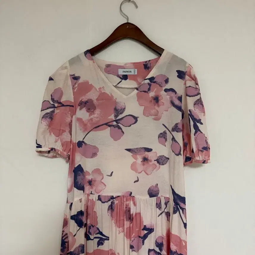 [BUNJANG] PAPAYA Floral Pattern Long Dress / PAPAYA 무늬원피스