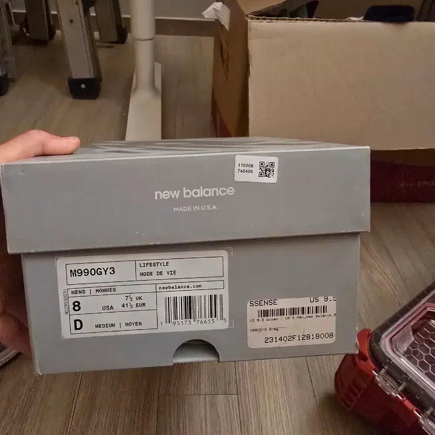 [BUNJANG] New Balance M990GY3 Grey Running Shoes / [260] 뉴발란스 M990GY3