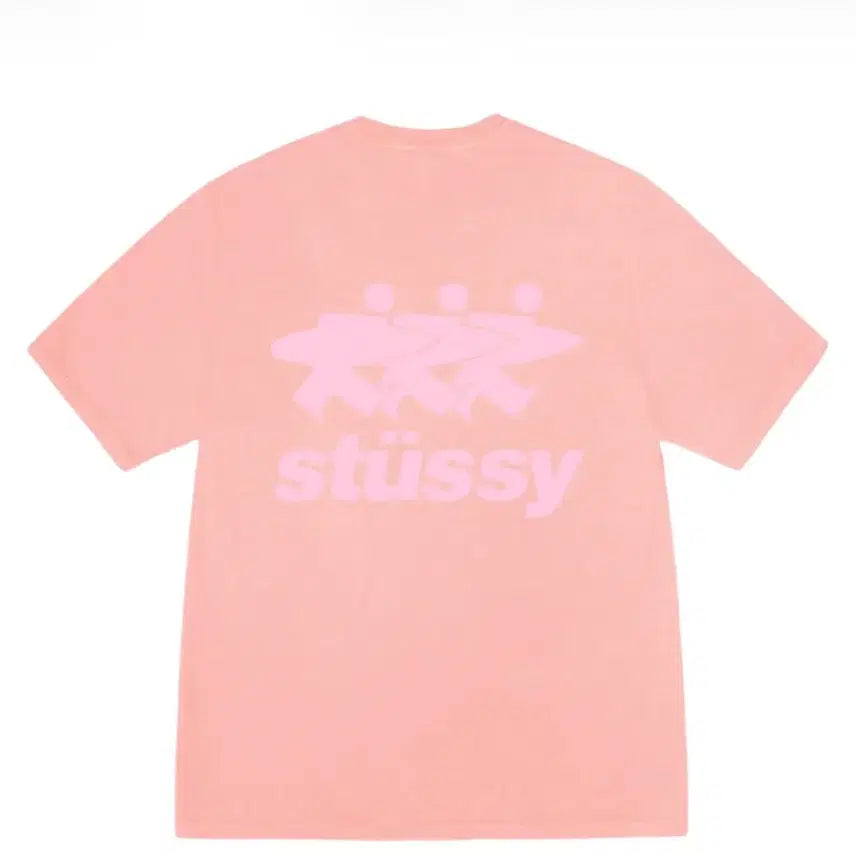 [BUNJANG] Stussy Surfwork Pigment Dyed T-shirt Coral / [L] 스투시 서프워크 피그먼트 다이드 티셔츠 코랄