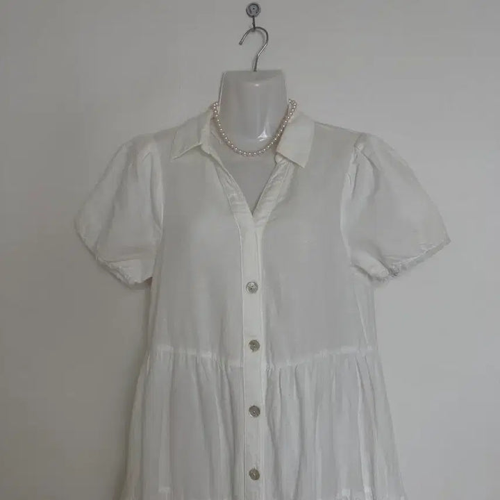 [BUNJANG] Zara Tiered Linen Maxi Dress / 자라 캉캉 린넨원피스 <새옷컨디션