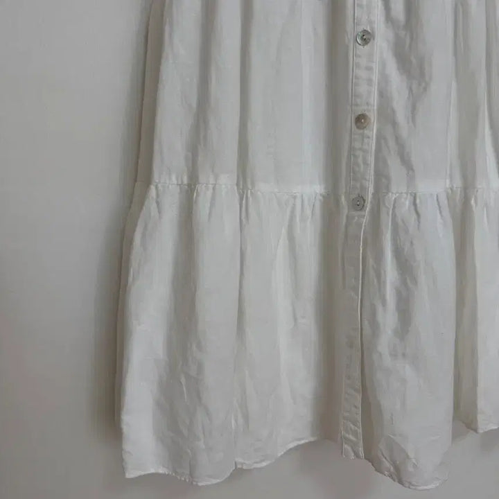[BUNJANG] Zara Tiered Linen Maxi Dress / 자라 캉캉 린넨원피스 <새옷컨디션