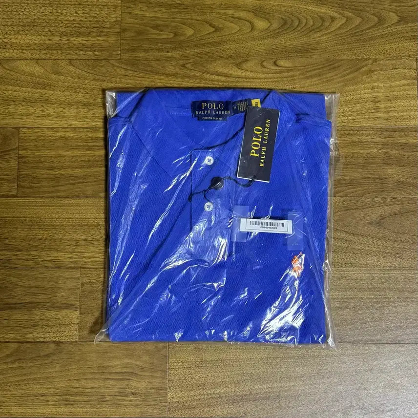 [BUNJANG] Polo Ralph Lauren Custom Slim Fit Mesh Polo Shirt - New Iris Blue with Orange Pony, Size M / 폴로 커스텀슬림핏 메시 폴로셔츠 뉴아이리스블루 오렌지포니 M