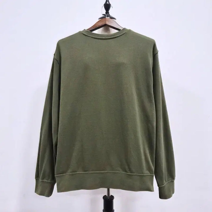 [BUNJANG] Nike Embroidered Logo Khaki Sweatshirt / 나이키 자수로고 카키 맨투맨
