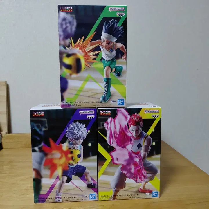 [BUNJANG] Hunter x Hunter Banpresto Figure Gon/Killua/Hisoka G.I. Arc Set / 헌터x헌터 반프레스토 피규어 곤/키르아/히소카 G.I.편 3종