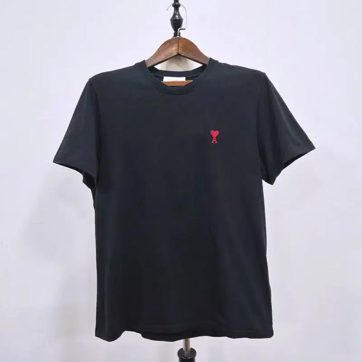 [BUNJANG] AMI Mini Heart Black Short Sleeve T-Shirt / AMI 아미 미니하트 블랙 반팔 티셔츠