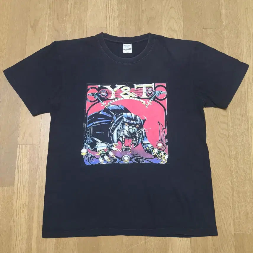 [BUNJANG] Y&amp;T (Yesterday &amp; Today) Black Tiger Band T-Shirt XL / [XL] Y&amp;T(Yesterday &amp; Today) Black Tiger