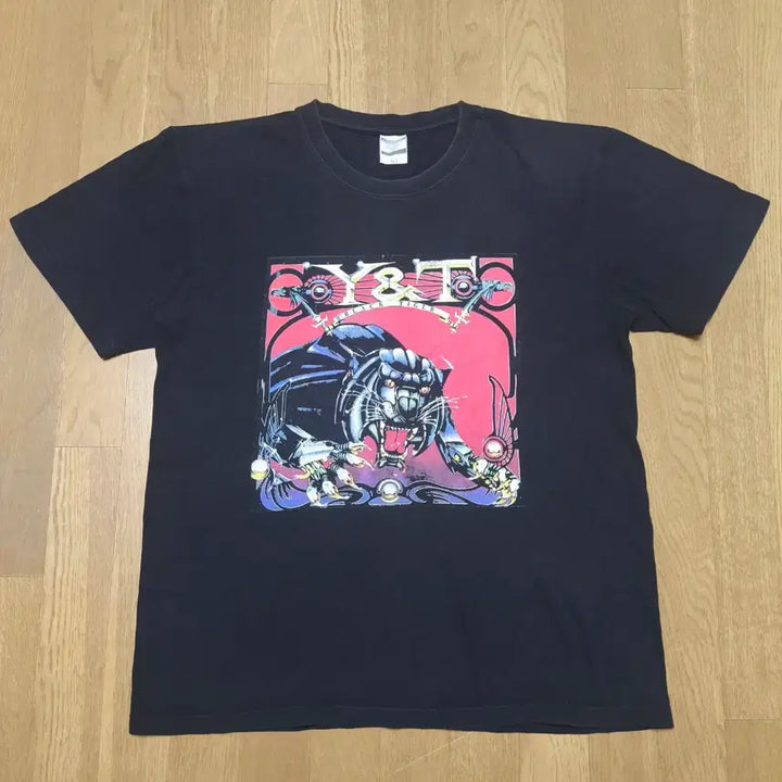 [BUNJANG] Y&amp;T (Yesterday &amp; Today) Black Tiger Band T-Shirt XL / [XL] Y&amp;T(Yesterday &amp; Today) Black Tiger