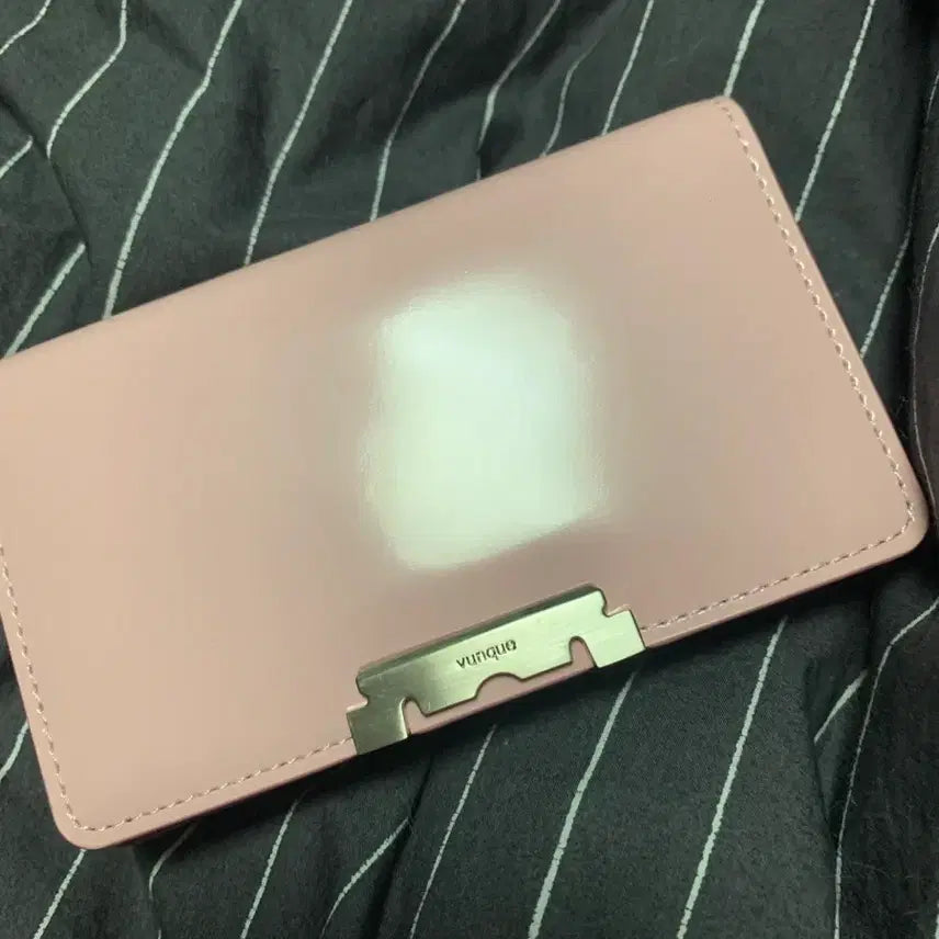 [BUNJANG] Vunque Pink Bifold Wallet Clutch / 분크 Vunque 핑크 카드지갑