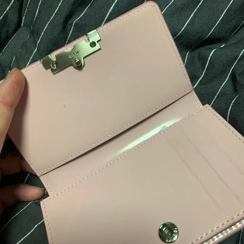 [BUNJANG] Vunque Pink Bifold Wallet Clutch / 분크 Vunque 핑크 카드지갑