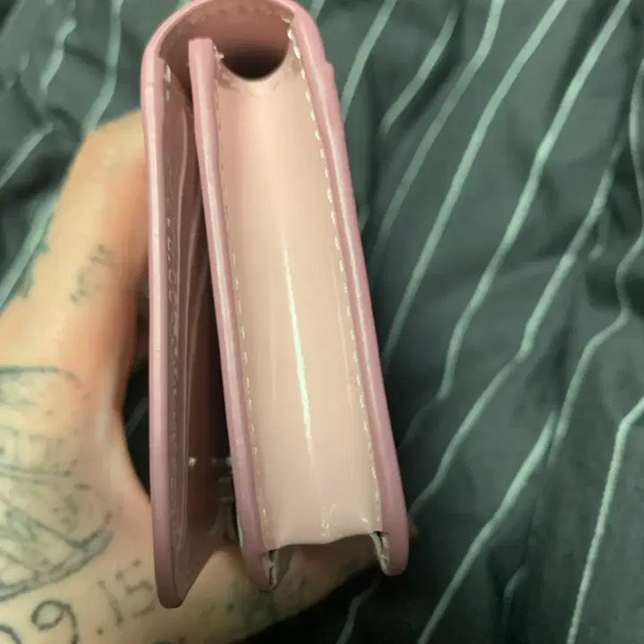 [BUNJANG] Vunque Pink Bifold Wallet Clutch / 분크 Vunque 핑크 카드지갑