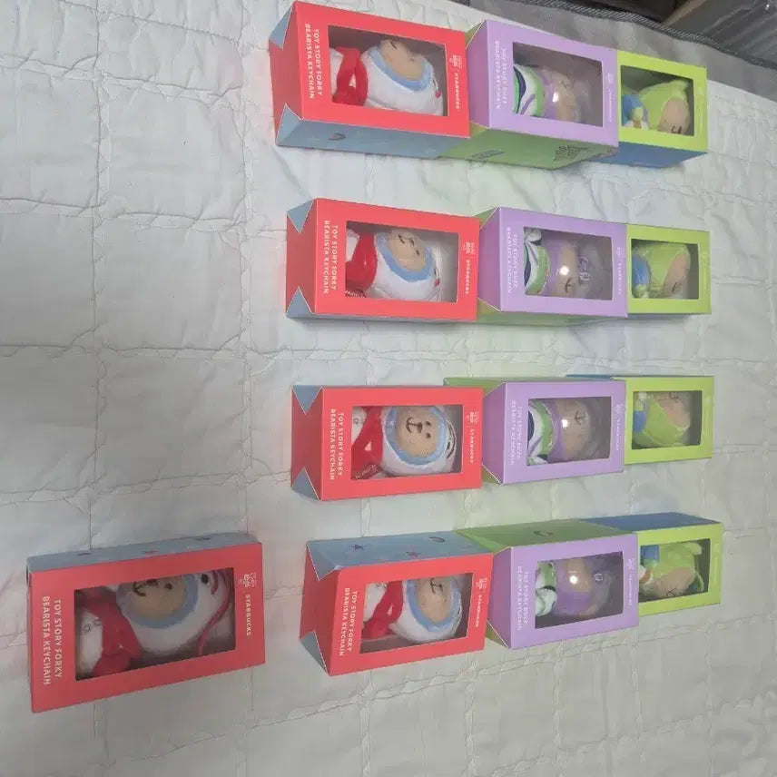 [BUNJANG] Starbucks Toy Story Alien/Forky/Buzz Bearista Keyring Set / 스타벅스 토이스토리 베어리스타 키링 알린/포키/버즈 3종