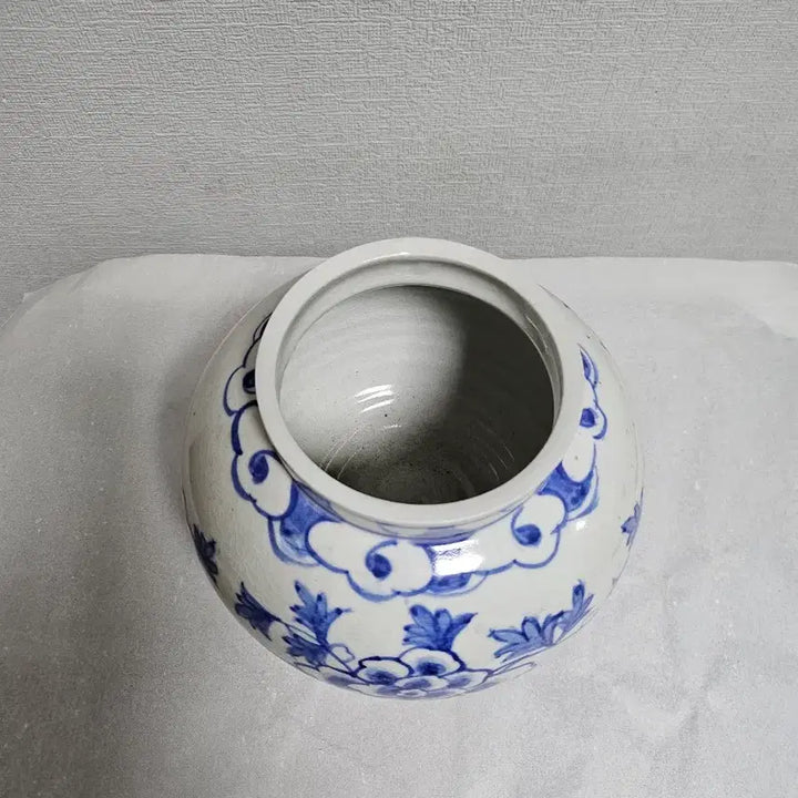 [BUNJANG] Antique Blue-and-White Porcelain Peony Ceramic / 옛날 청화백자 목단 도자기  분원도자기?전통 도자기